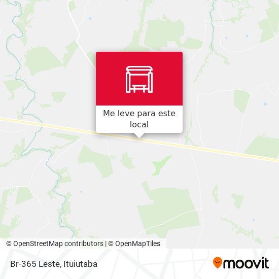 Br-365 Leste mapa