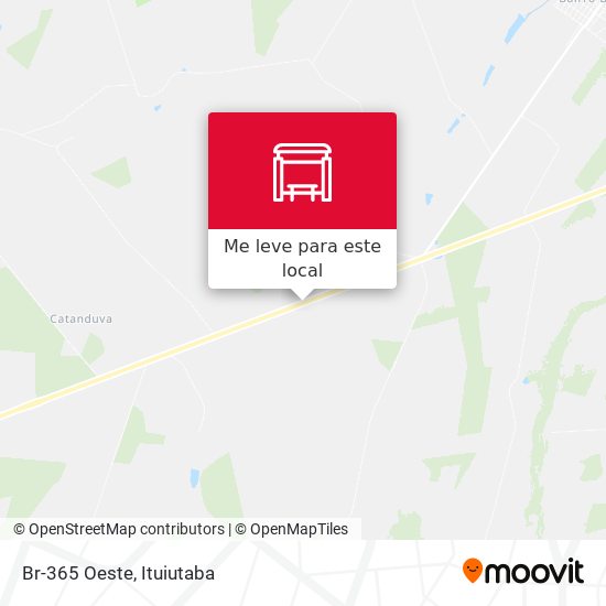 Br-365 Oeste mapa