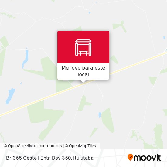 Br-365 Oeste | Entr. Dsv-350 mapa