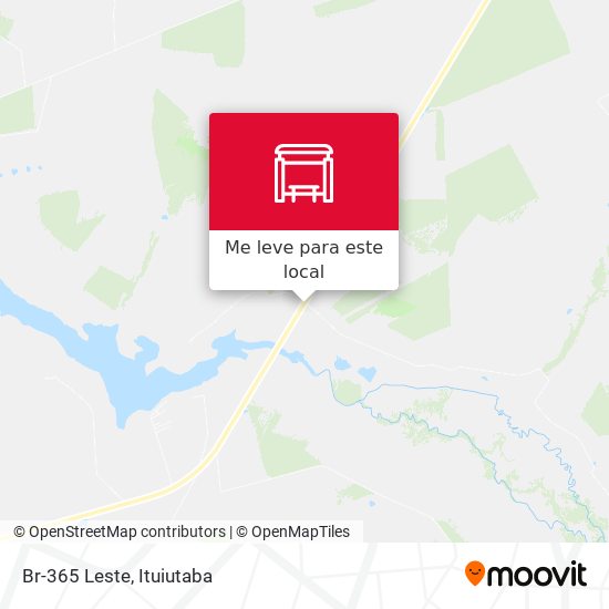 Br-365 Leste mapa