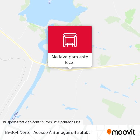 Br-364 Norte | Acesso À Barragem mapa