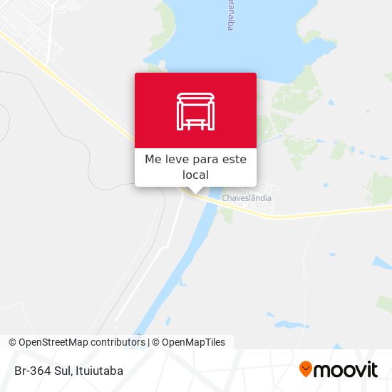 Br-364 Sul mapa