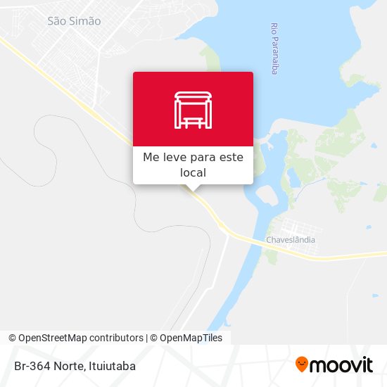 Br-364 Norte mapa