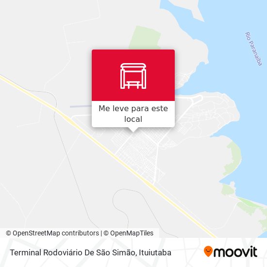 Terminal Rodoviário De São Simão mapa