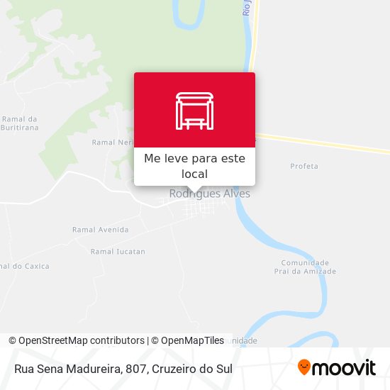 Rua Sena Madureira, 807 mapa