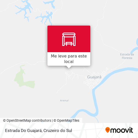 Estrada Do Guajará mapa