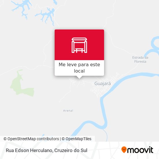 Rua Edson Herculano mapa