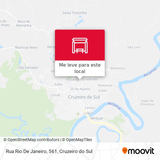 Rua Rio De Janeiro, 561 mapa