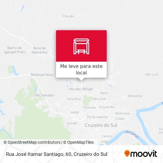 Rua José Itamar Santiago, 60 mapa