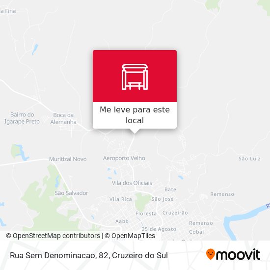 Rua Sem Denominacao, 82 mapa