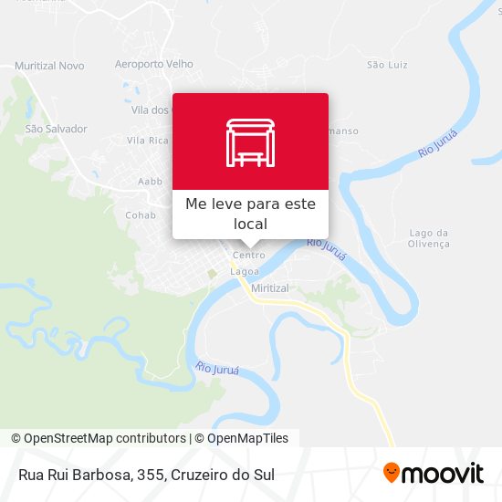 Rua Rui Barbosa, 355 mapa