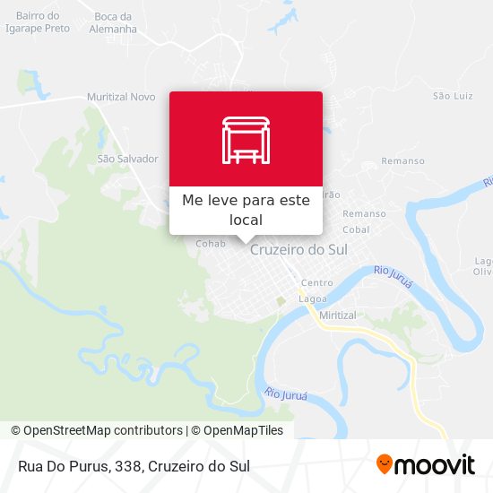 Rua Do Purus, 338 mapa