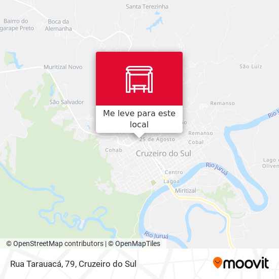 Rua Tarauacá, 79 mapa
