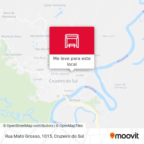 Rua Mato Grosso, 1015 mapa