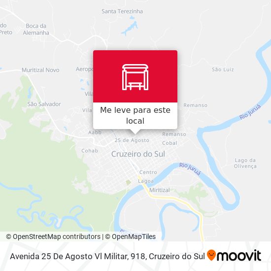 Avenida 25 De Agosto Vl Militar, 918 mapa