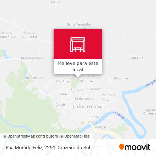 Rua Morada Feliz, 2291 mapa