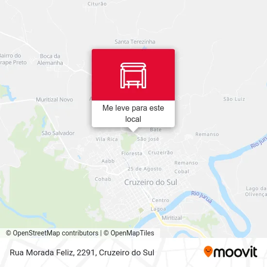 Rua Morada Feliz, 2291 mapa