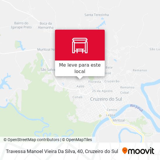 Travessa Manoel Vieira Da Silva, 40 mapa