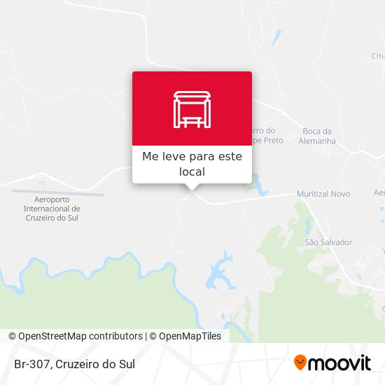 Br-307 mapa