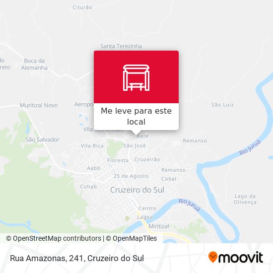 Rua Amazonas, 241 mapa