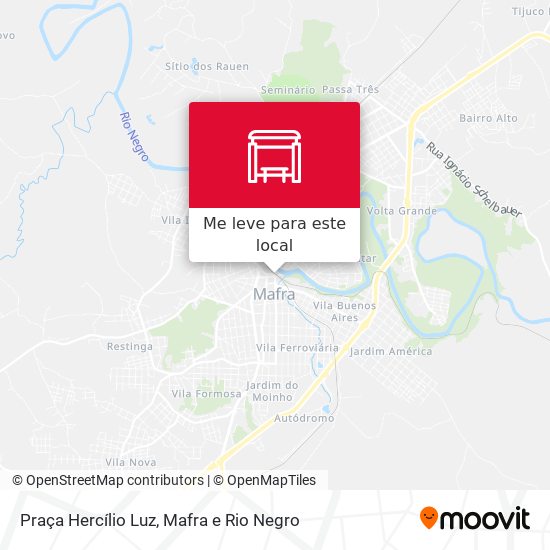 Praça Hercílio Luz mapa