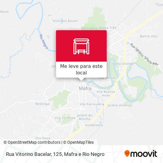 Rua Vitorino Bacelar, 125 mapa