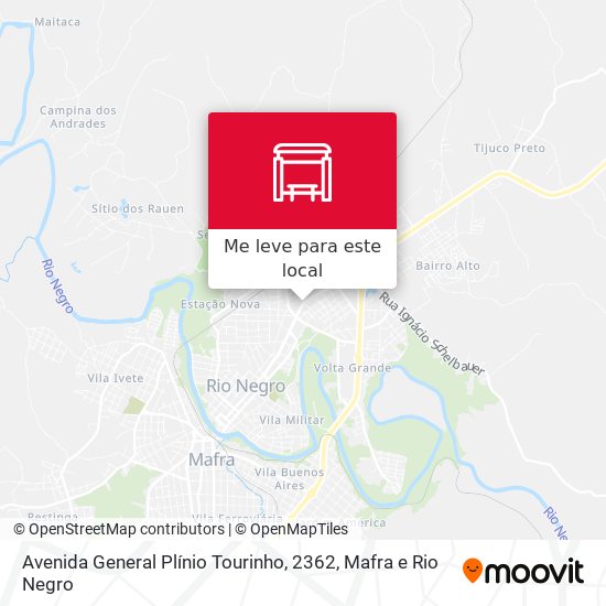 Avenida General Plínio Tourinho, 2362 mapa
