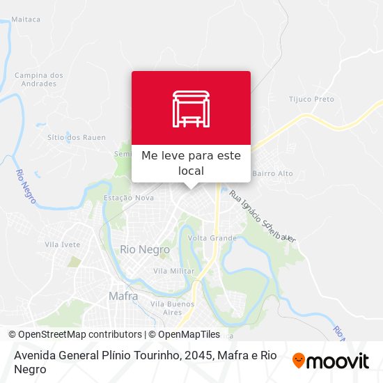 Avenida General Plínio Tourinho, 2045 mapa
