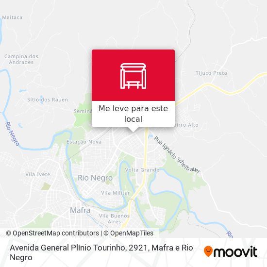 Avenida General Plínio Tourinho, 2921 mapa