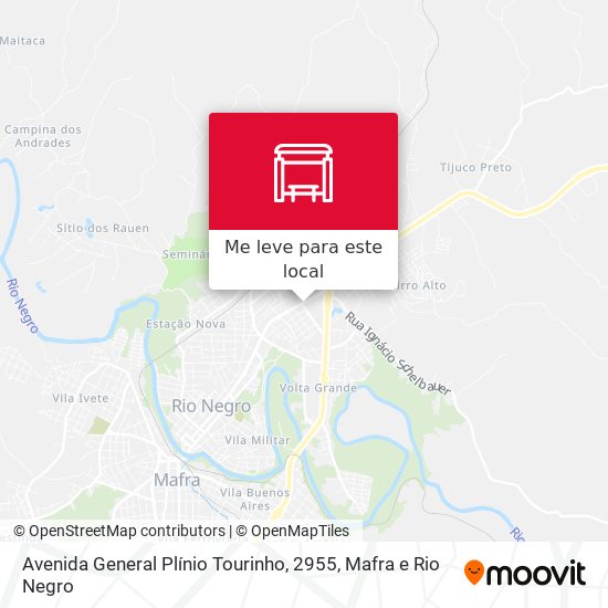 Avenida General Plínio Tourinho, 2955 mapa