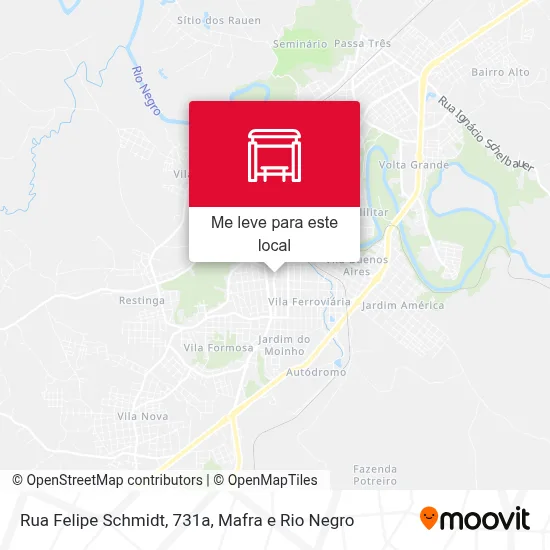 Rua Felipe Schmidt, 731a mapa