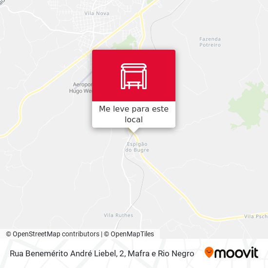 Rua Benemérito André Liebel, 2 mapa