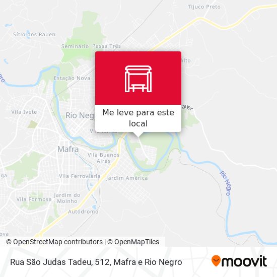 Rua São Judas Tadeu, 512 mapa