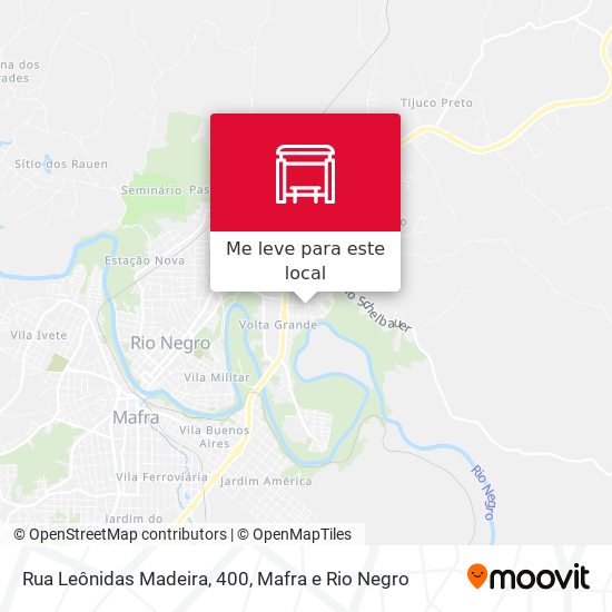 Rua Leônidas Madeira, 400 mapa