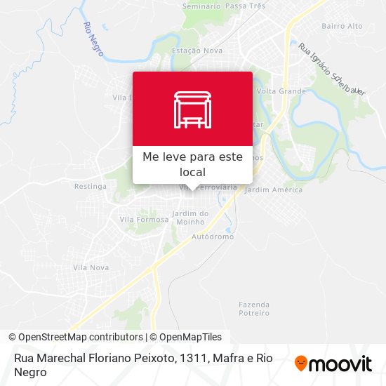 Rua Marechal Floriano Peixoto, 1311 mapa