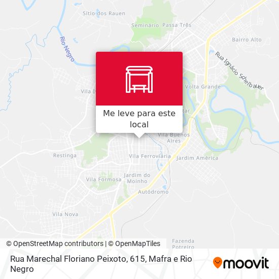 Rua Marechal Floriano Peixoto, 615 mapa