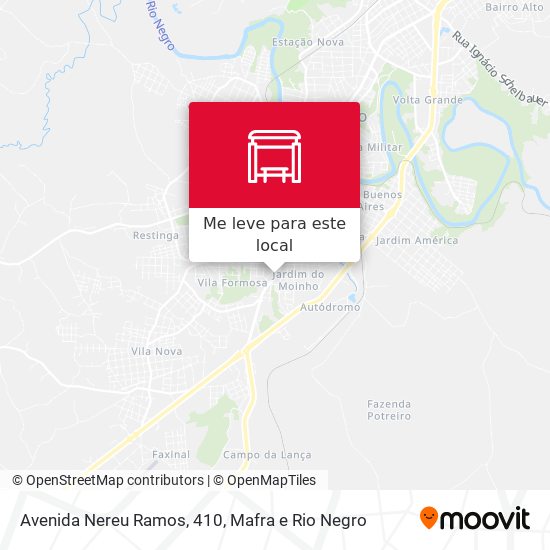Avenida Nereu Ramos, 410 mapa