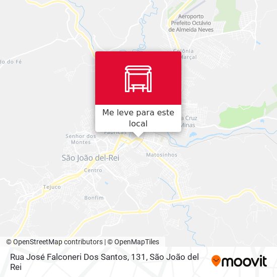 Rua José Falconeri Dos Santos, 131 mapa