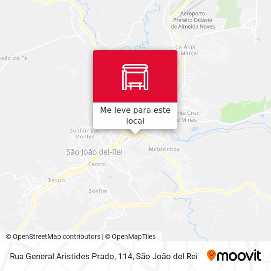 Rua General Aristides Prado, 114 mapa