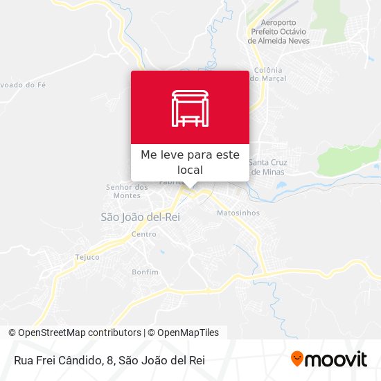 Rua Frei Cândido, 8 mapa