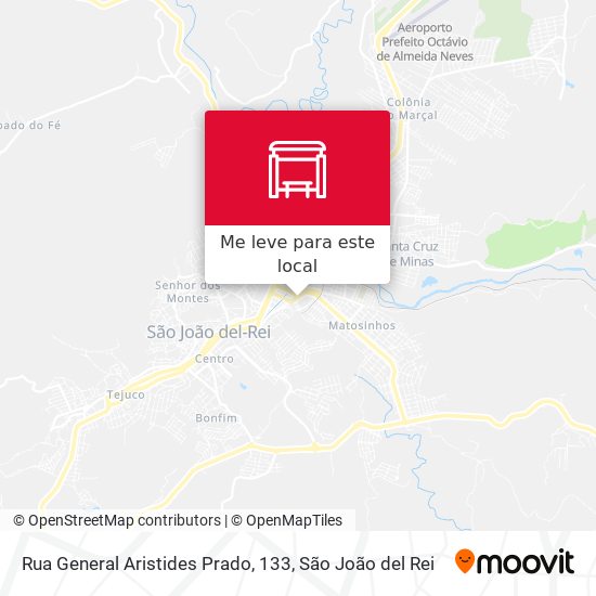 Rua General Aristides Prado, 133 mapa