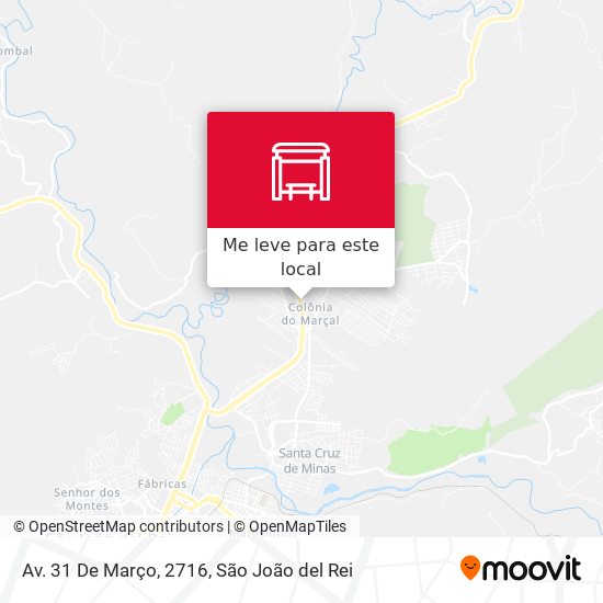 Av. 31 De Março, 2716 mapa