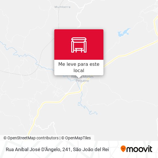 Rua Aníbal José D’Ângelo, 241 mapa