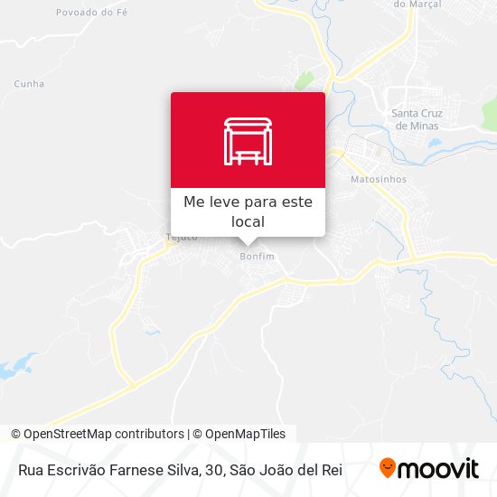 Rua Escrivão Farnese Silva, 30 mapa
