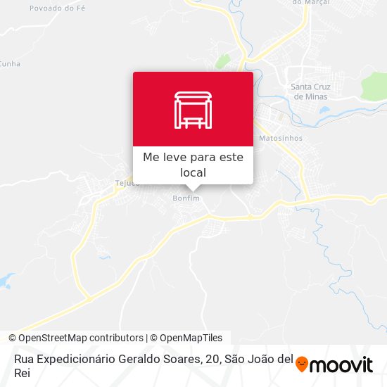 Rua Expedicionário Geraldo Soares, 20 mapa