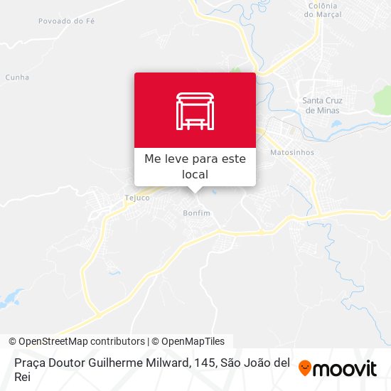 Praça Doutor Guilherme Milward, 145 mapa