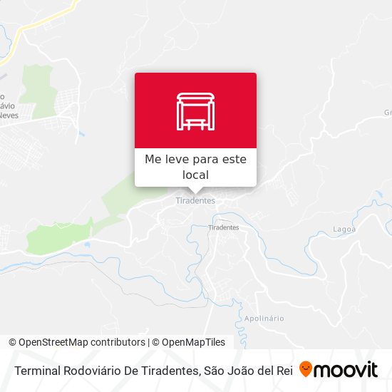 Terminal Rodoviário De Tiradentes mapa