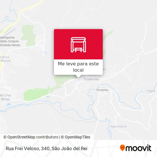 Rua Frei Veloso, 340 mapa