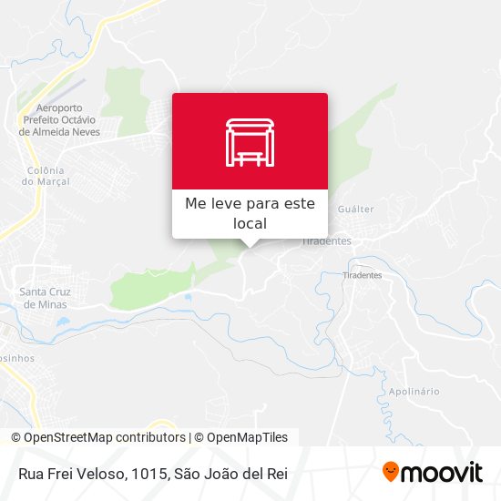 Rua Frei Veloso, 1015 mapa