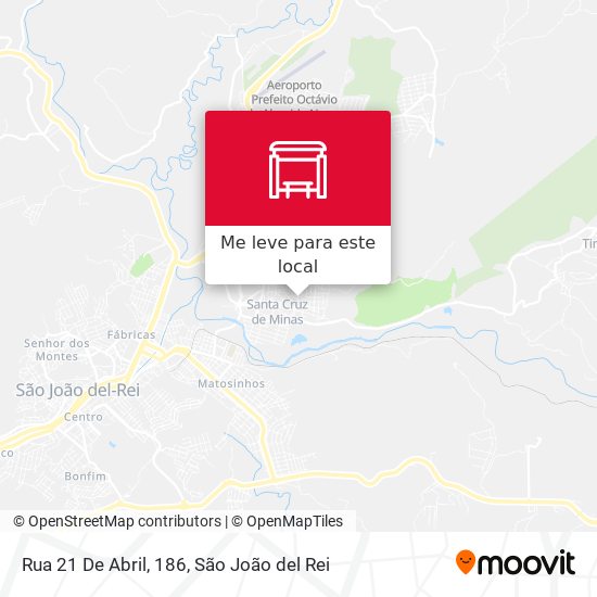 Rua 21 De Abril, 186 mapa